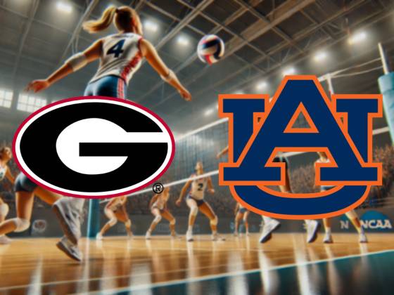 Georgia Bulldogs at Auburn Tigers Women's Volleyball